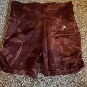 Gymshark Red Camo Shorts